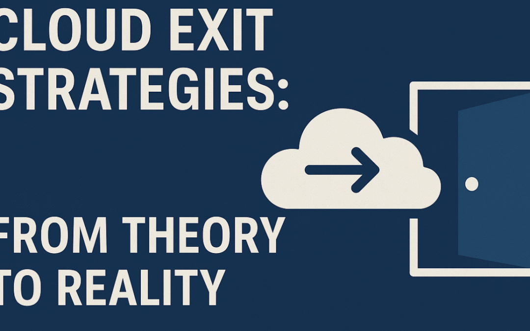 Moving into Any Cloud Is Easy. Leaving Is the Hard Part