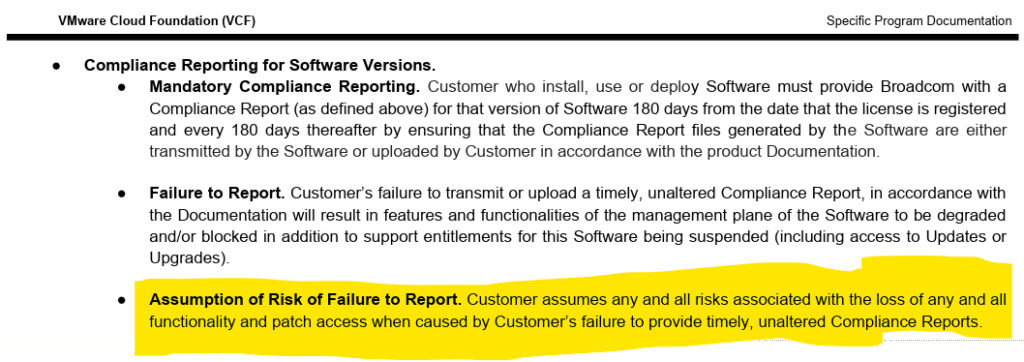 VCF SPD November 2025